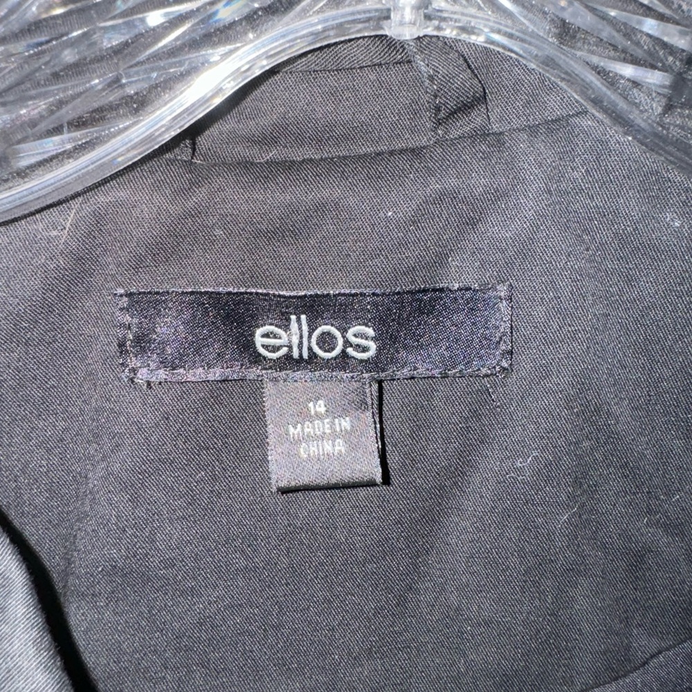 Women’s Black Trench Coat (Ellos/Size 14) - Picture 7 of 7